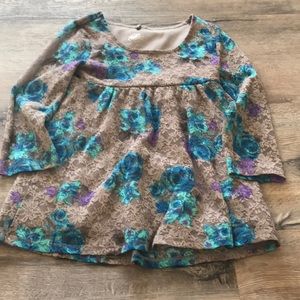 Justice 3/4 Sleeve Blouse